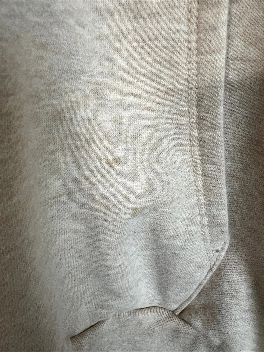 American Eagle Outfitters Beige Crewneck Hoodie with Dancing Bear Prints
